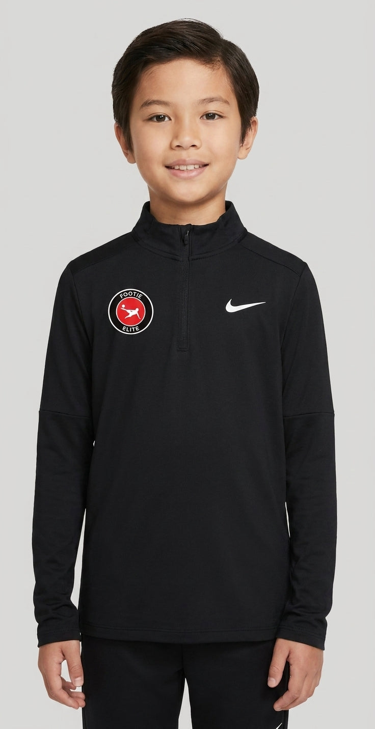 Quarter Zip - kid wearing