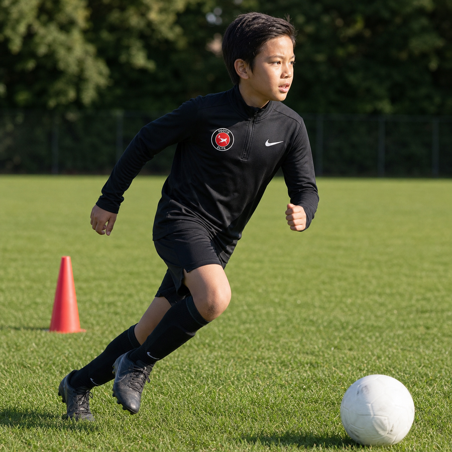 Quarter Zip - kid running