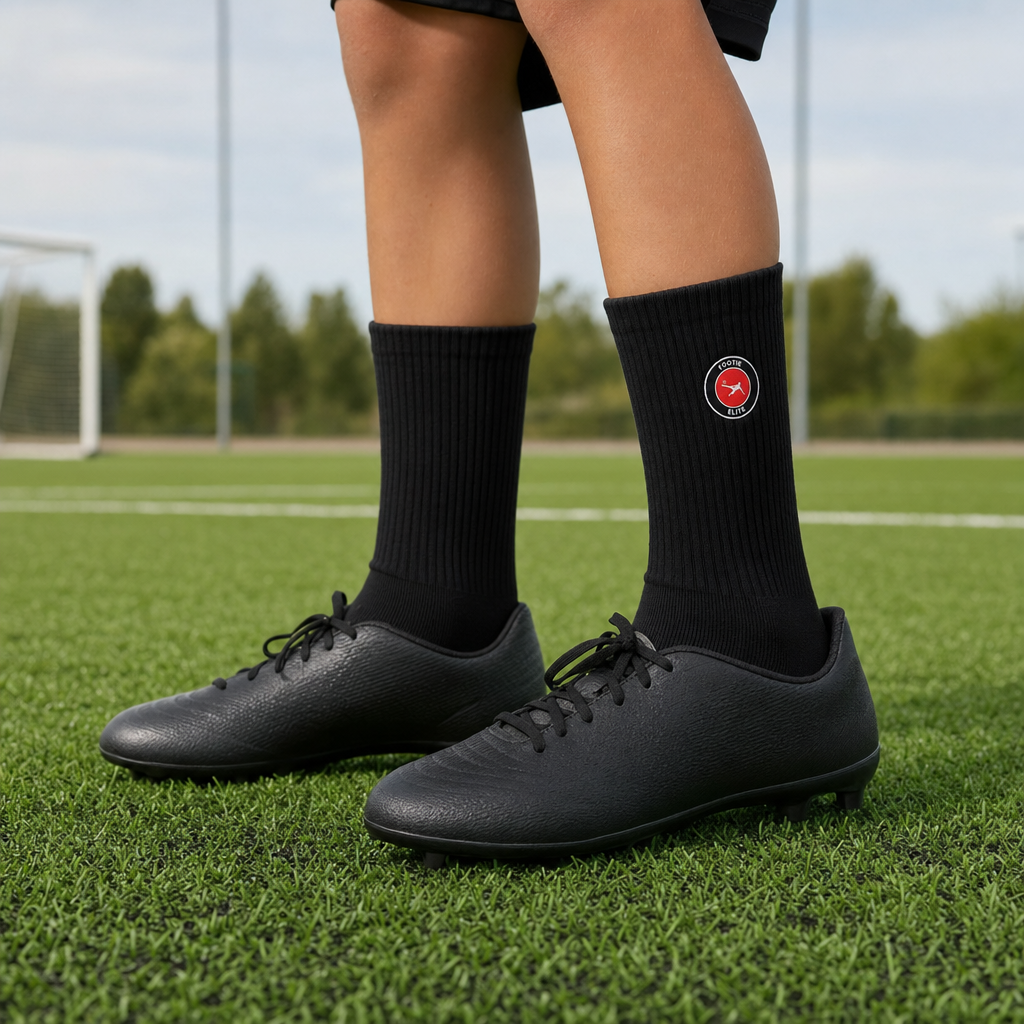 Crew Socks - on feet field
