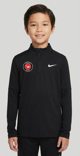 Quarter Zip - kid wearing