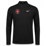 Quarter Zip - white front